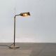 Vintage Hollywood Regency floor lamp in German brass by Florian Schulz.