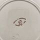 Deep ironstone plate "Cherry Tree" Creil and Montereau