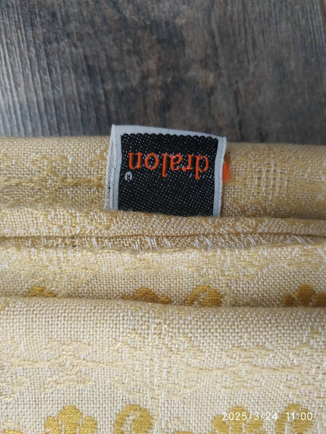 Nappe et serviettes vintage