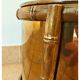 Pot de fleurs vintage en laiton faux bambou Maison Bagues