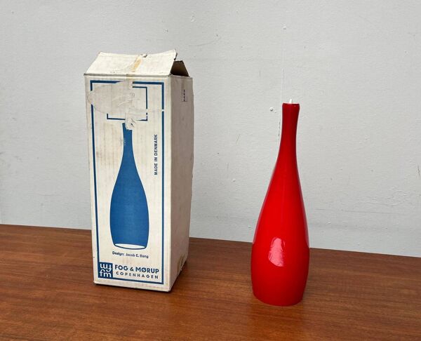 Suspension en verre du modèle danois milieu du siècle par Jacob E. Bang pour Fog & Mørup et Holmegaard, années 1960