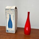 Glass pendant lamp of the mid-century Danish model by Jacob E. Bang for Fog & Mørup and Holmegaard, 1960s.