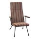 Vintage 50s/60s design armchair with high backrest, model 1410 by Gispen
