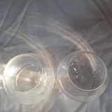 Deux verres à cognac en cristal " Cristal Saint Louis"