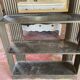 Black tole floor cabinet industrial style circa 1930