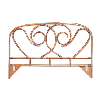 Vintage rattan headboard