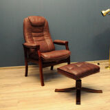 Mobel Team Fold-Out, Scandinavian leather armchair