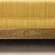 Antique restoration canapé in carved and gilded wood, Italy, 19th century.