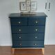 Commode scandinave bleu ganne