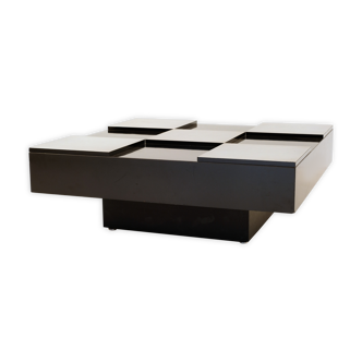 Table basse damiers 1970