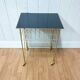 Table vinyl holder and turntable vintage record