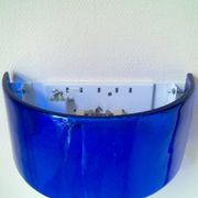 Vintage blue glass wall lights (Murano style)