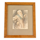 Ferdinand Bac (1859-1952) - Dessin au pastel, encre et fusain sur papier