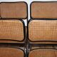 Lot de 4 chaises Marcel Breuer Cesca B32