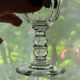 Lot 6 anciens verres a vin porto cristal, Baccarat Modèle Clermont Côtes Plates