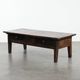Antique 18th-century Southern European coffee table made of chestnut wood