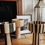 Raffia table lamp