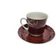 Vintage Polish cup and saucer from Wałbrzych Pottery, 1970s, set of 2