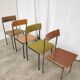 Chaises de salle à manger industrielles vintage - Stol Kamnik années 1970 - Lot de 4 - Mix & Mat