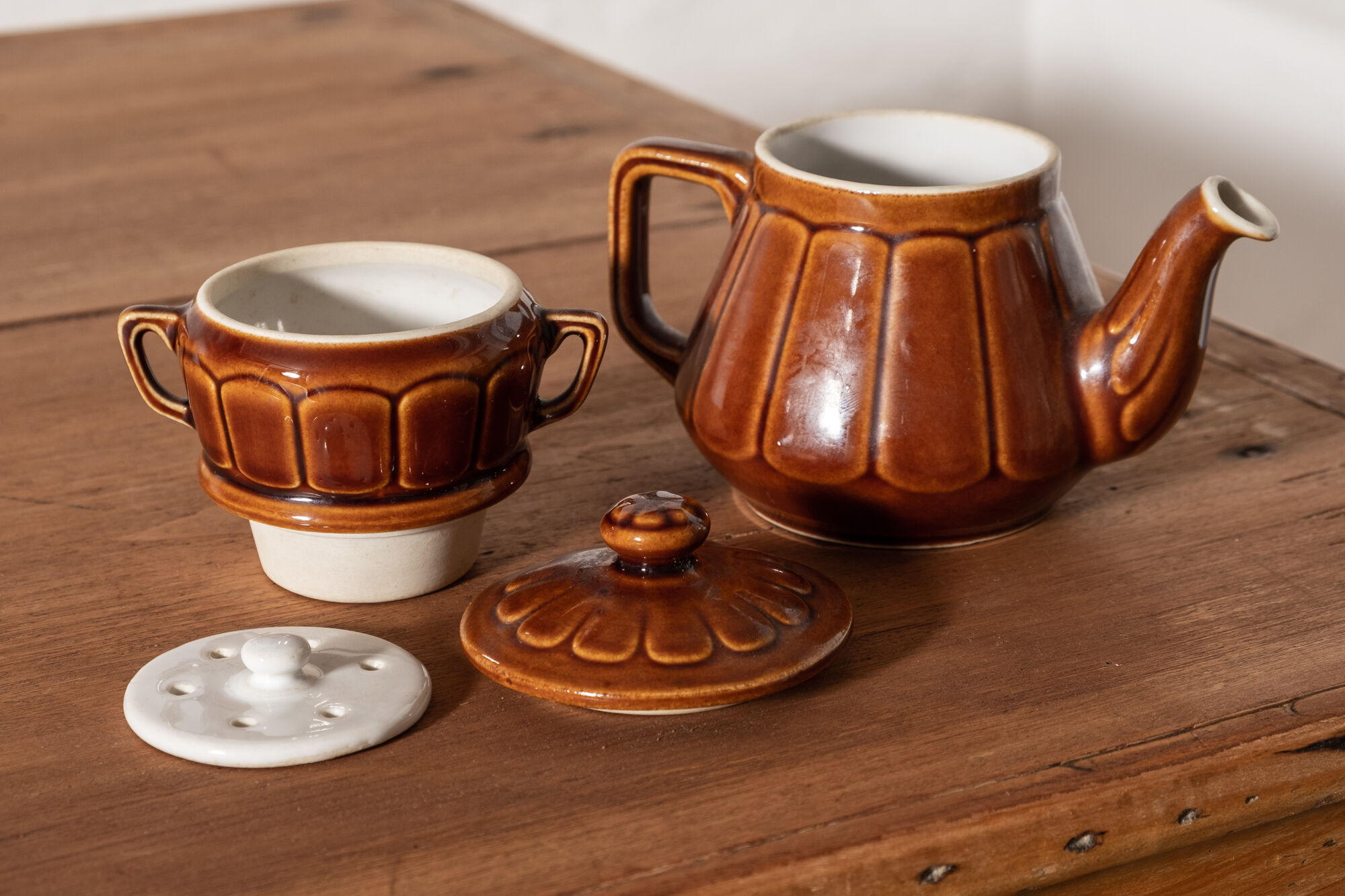 vintage ceramic coffee maker