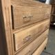 Commode vintage chêne brut
