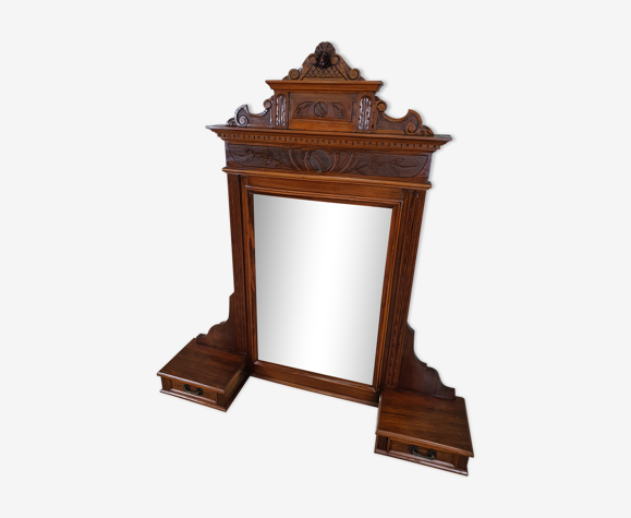 Miroir en noyer