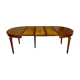 Louis XVI style table in oak with three extensions
