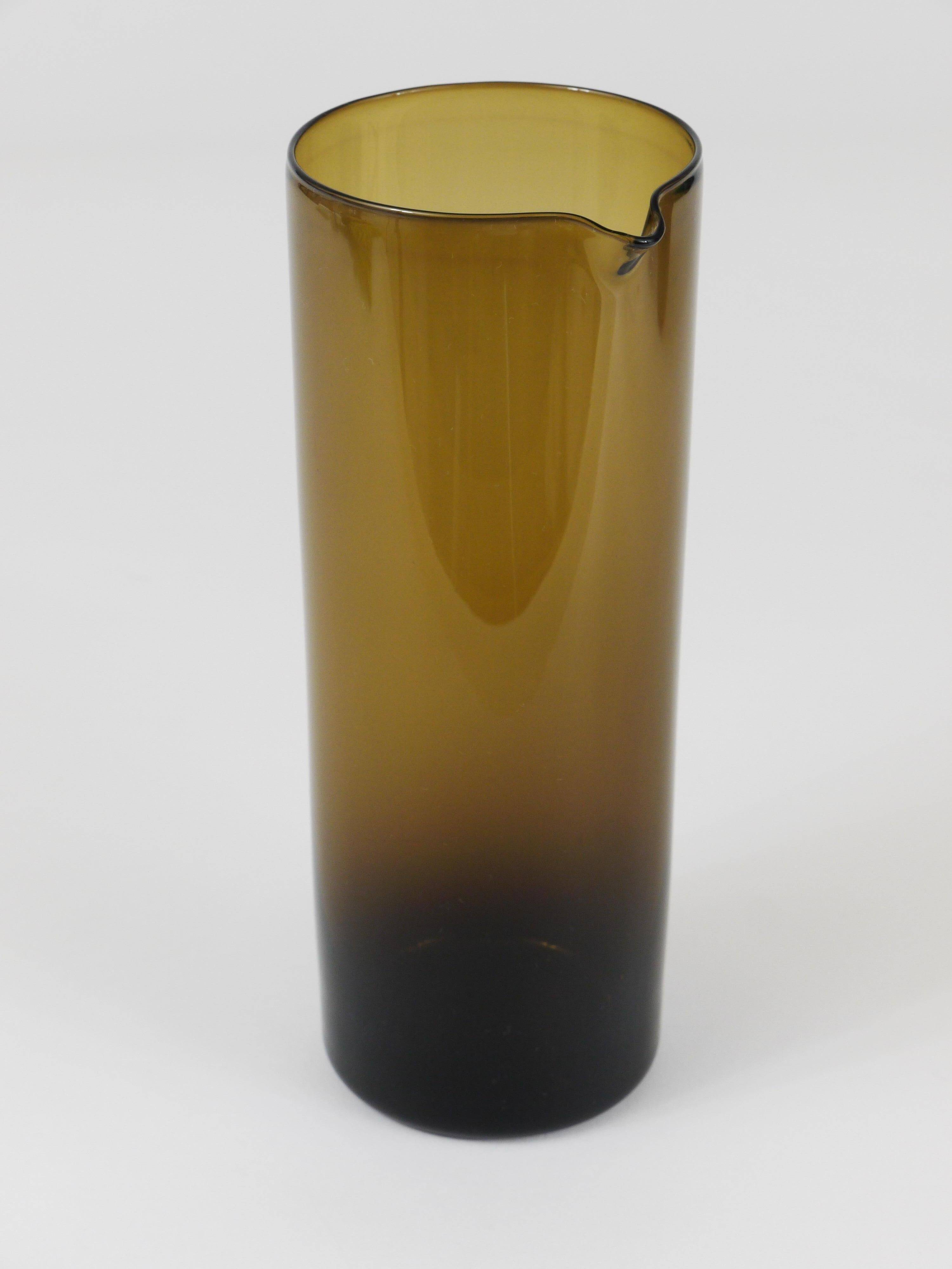 Purtilo glass jug by Kaj Franck, Nuutajärvi Notsjö, Finland, 1950s
