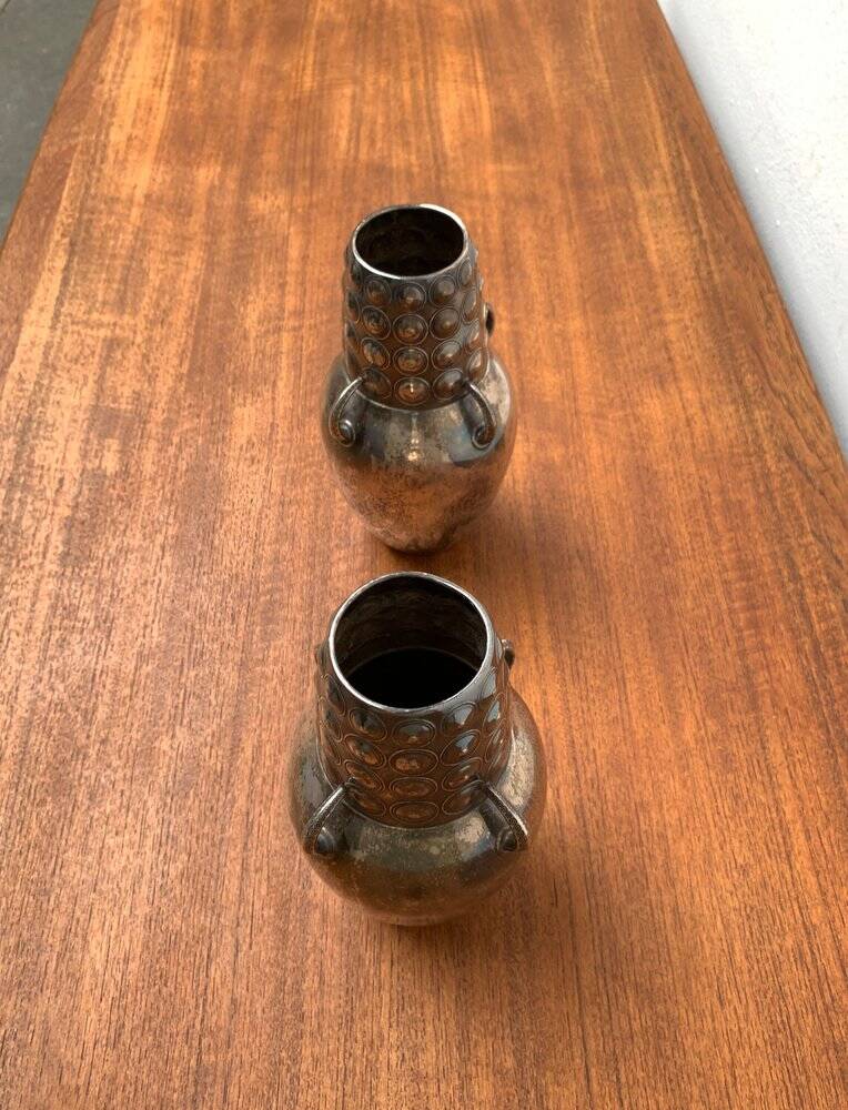 Art Nouveau vase by WMF, 1920s, set of 2