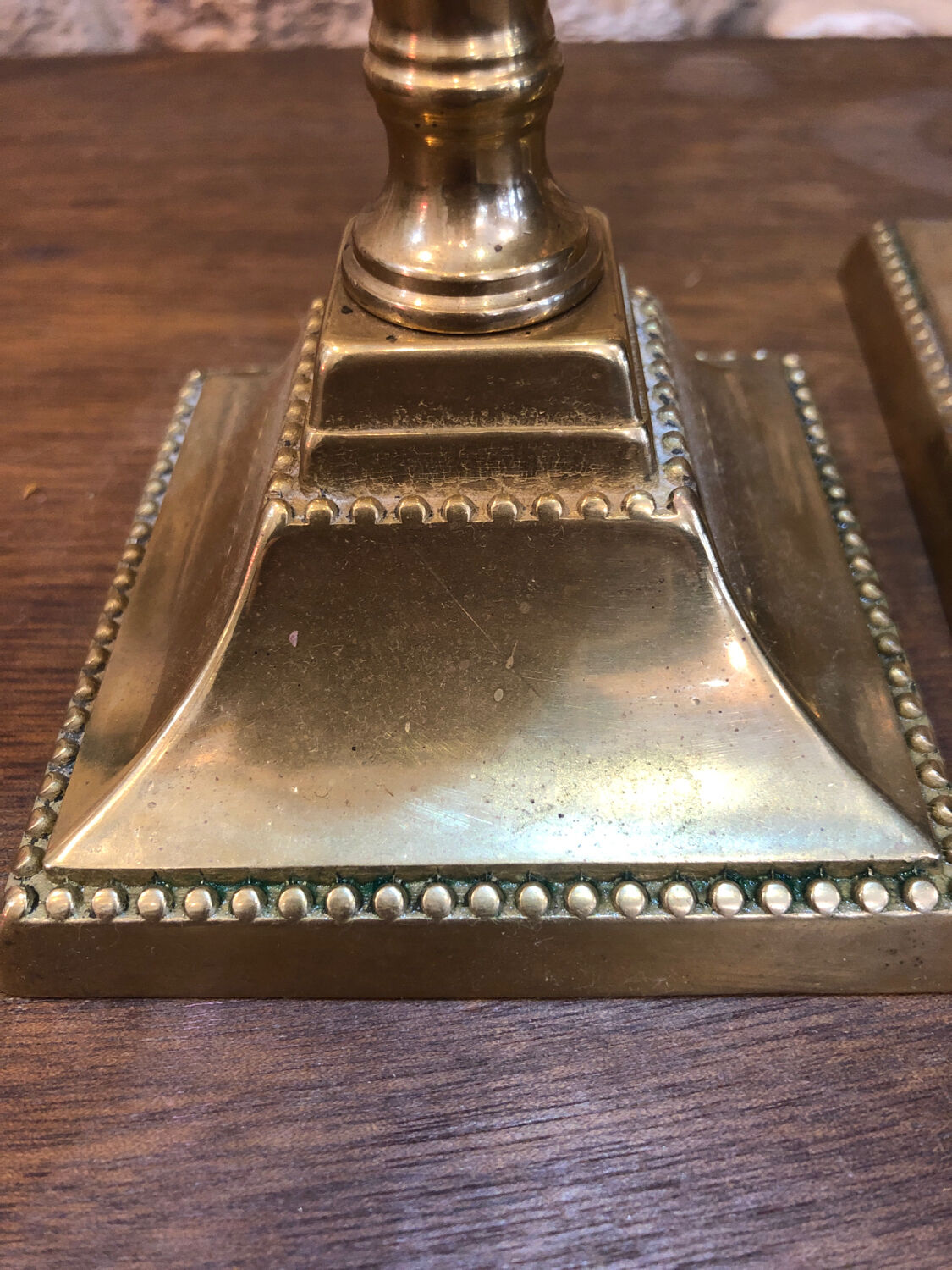 Pair of candle holders