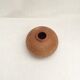 Contemporary wooden ball vase