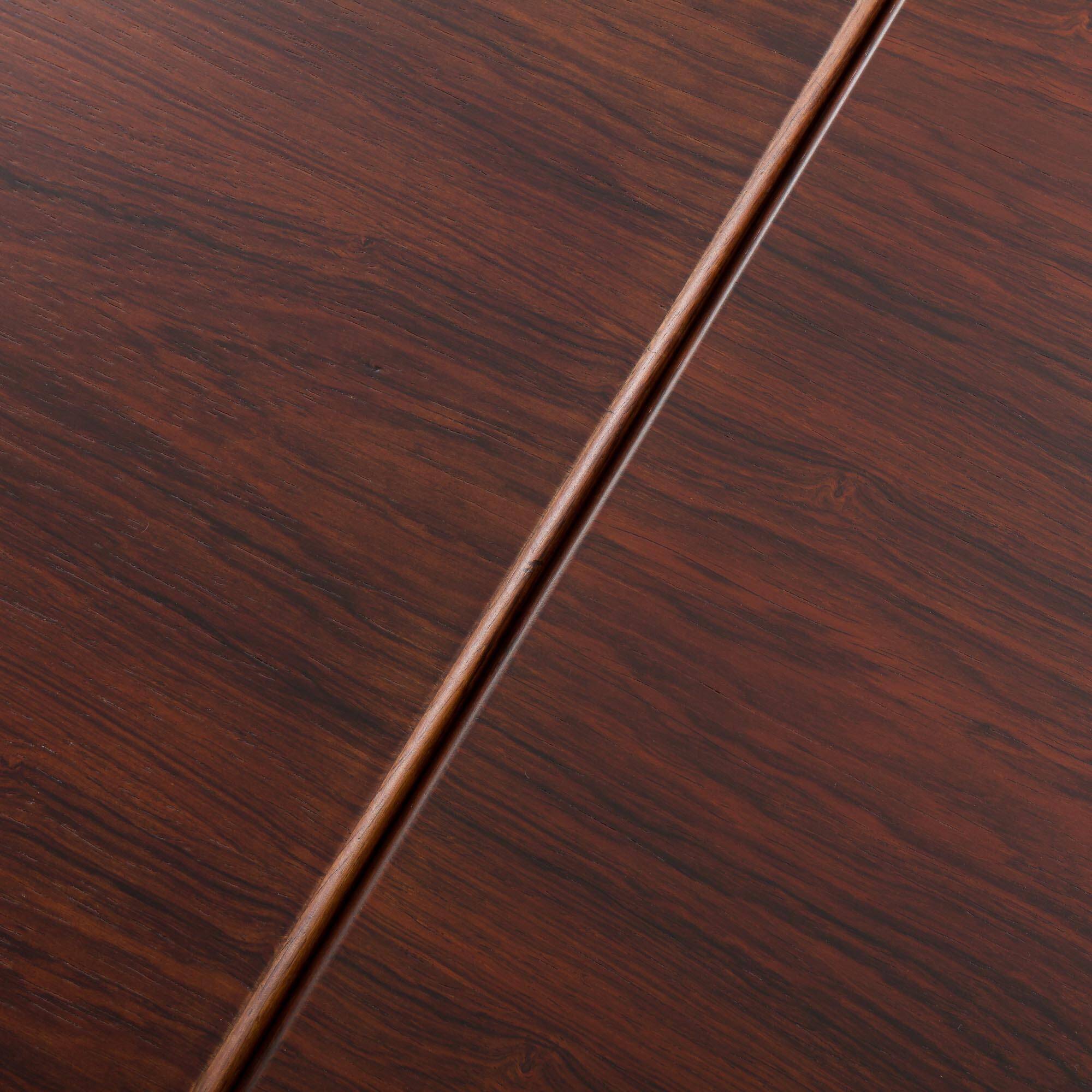 Mid-century Extendable Rosewood Dining Table, Model 10, Johannes Andersen for Hans Bech, Denmark, 19
