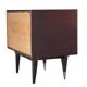 Commode palissandre vernie à 3 tiroirs an 60