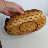Set of 4 Vintage Wicker Ducks