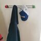 Vintage wall coat rack