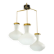 Stilnovo Three-Light Pendant, 1950s