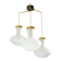 Stilnovo Three-Light Pendant, 1950s