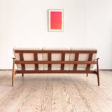 Canapé 3 places Arne Vodder modèle FD164 pour France & Son, Danemark