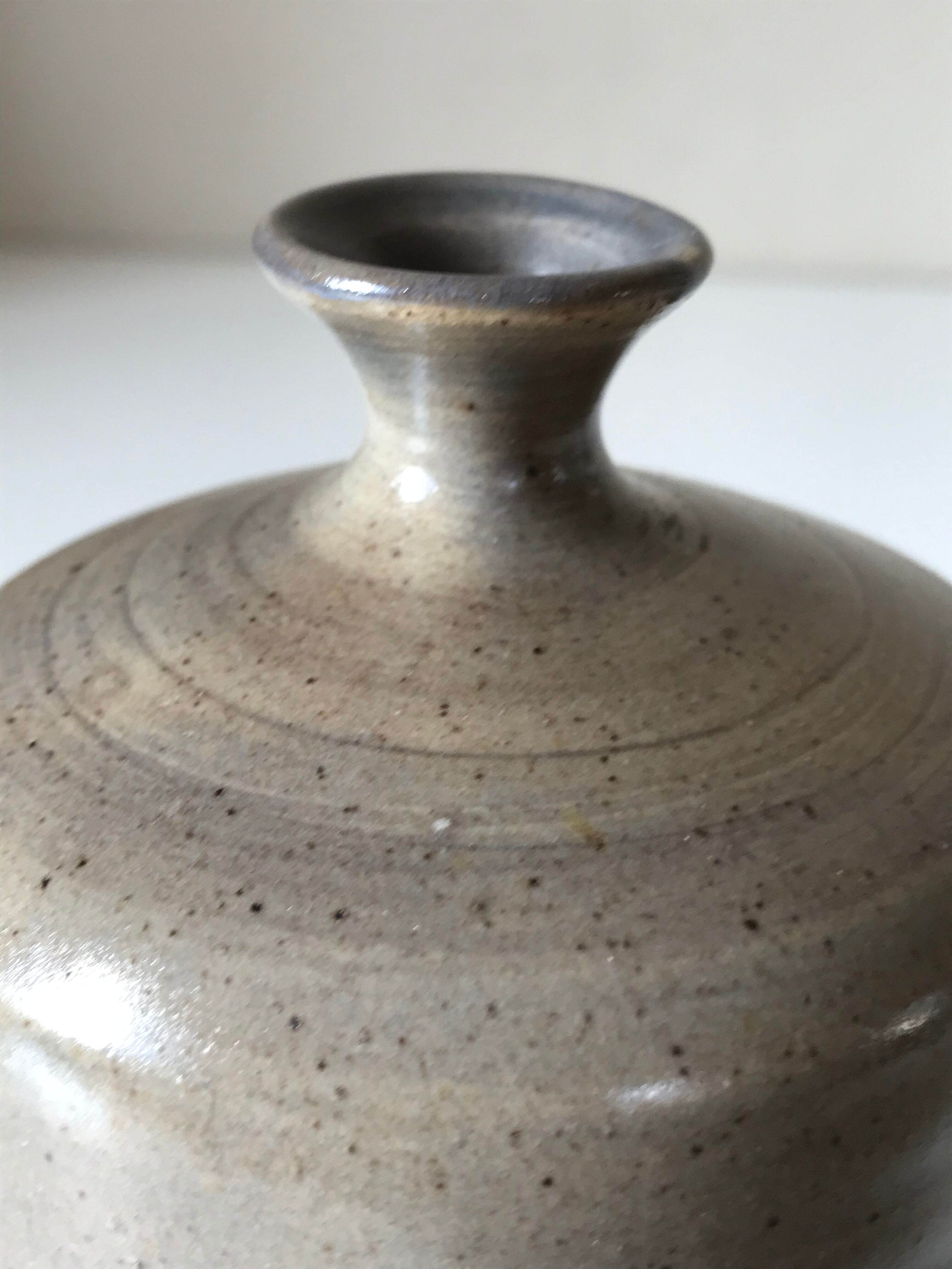 Ceramic vase soliflore vintage design 1960