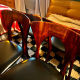 Set of 4 Scandinavian teak chairs