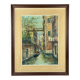 Italian artist, Venice Canal, original oil painting, 1960s, framed.