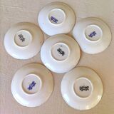 6 Feldspar tiled dessert plates