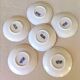 6 Feldspar tiled dessert plates