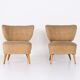 Otto Schulz paire de fauteuils Cocktail
