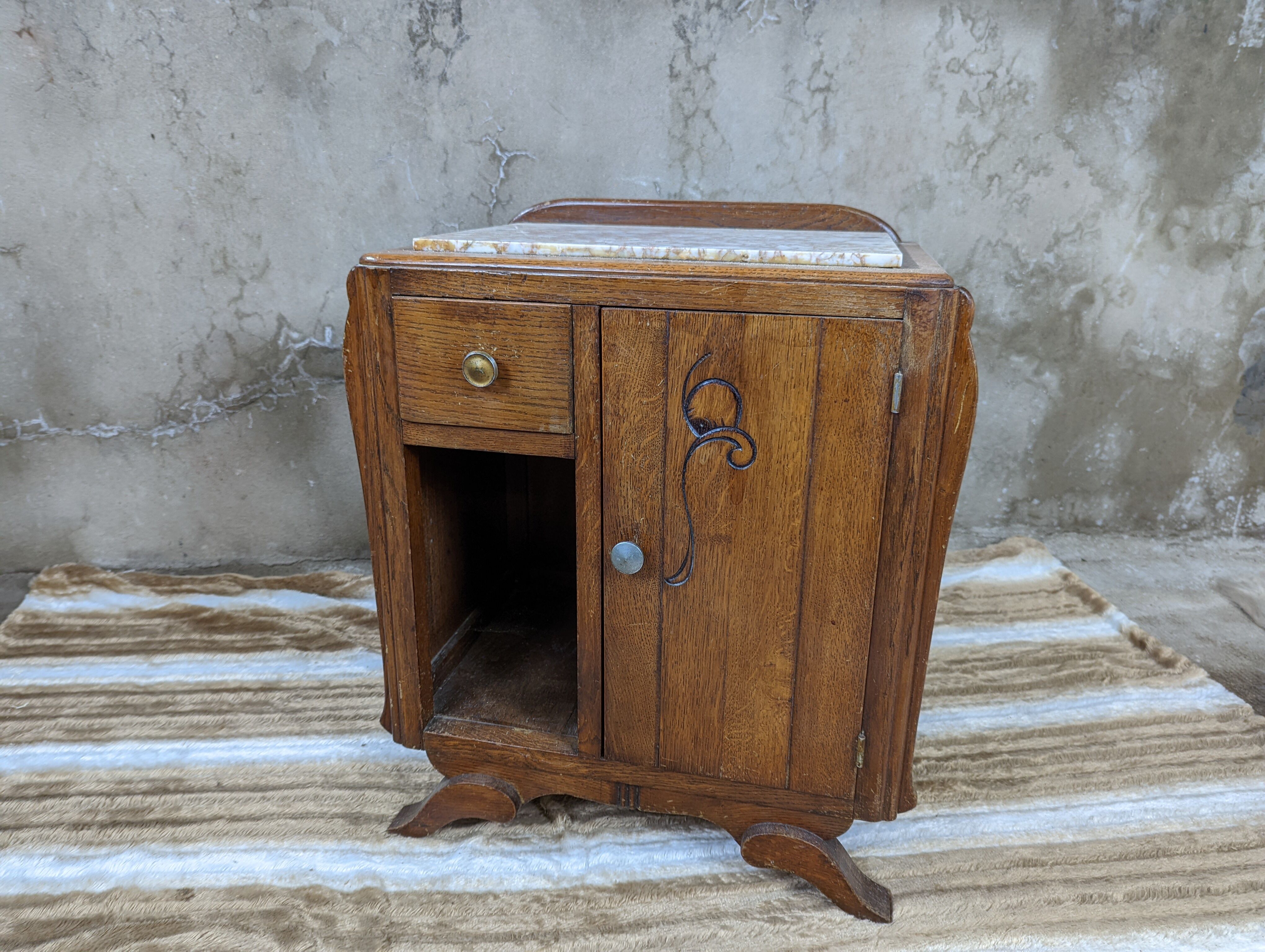 Vintage bedside table