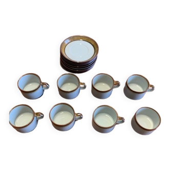 Lot de 8 tasses et soucoupes désirée - danemark