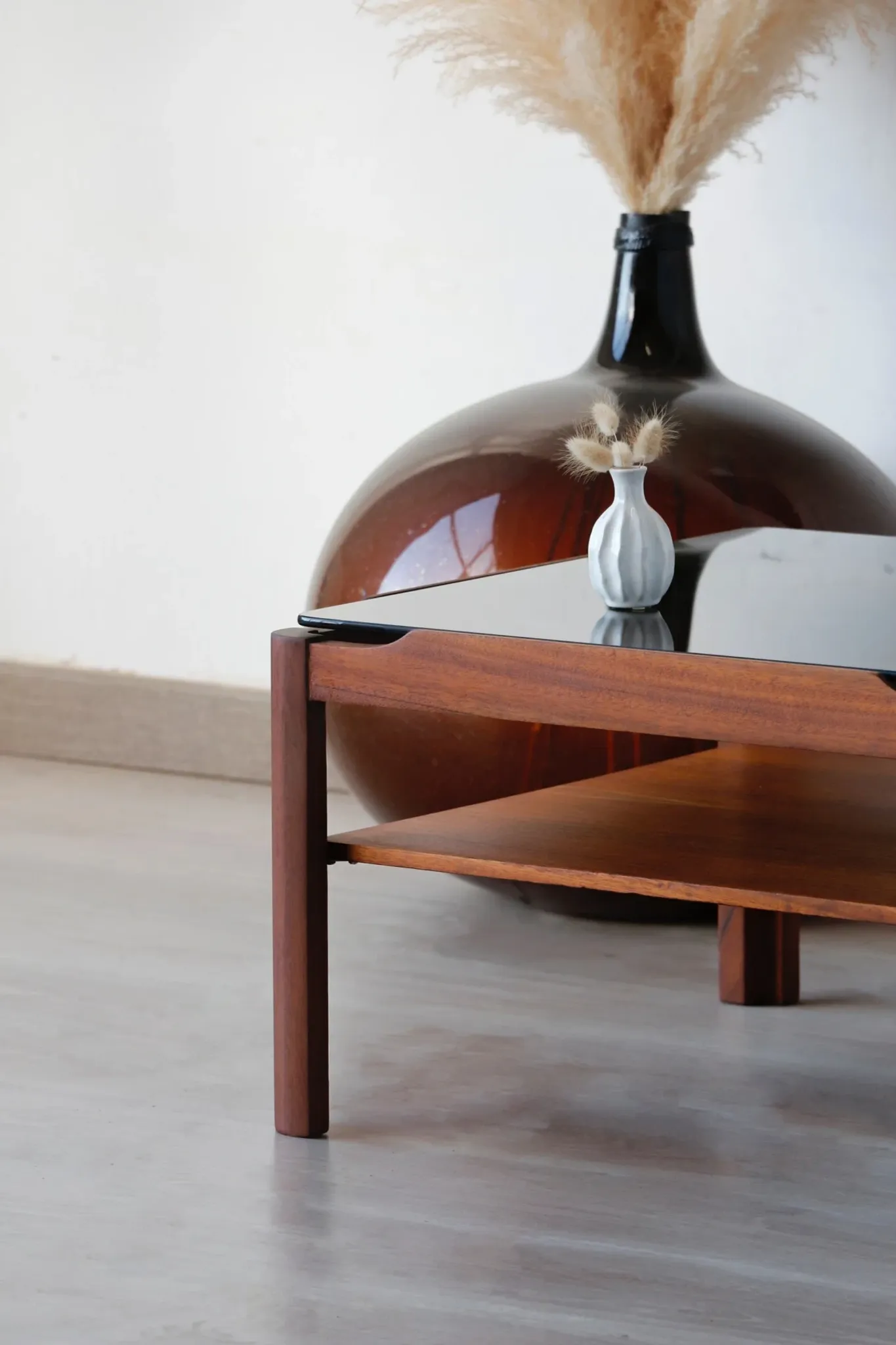 Vintage square coffee table – Solid teak – Myer