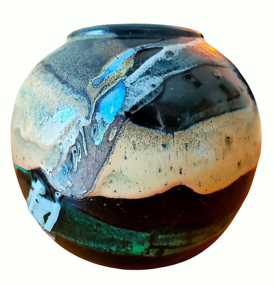 Vase WOJTOWICZ (Michel, 1934-2022) - Céramique Époque FALCK, Design Vintage