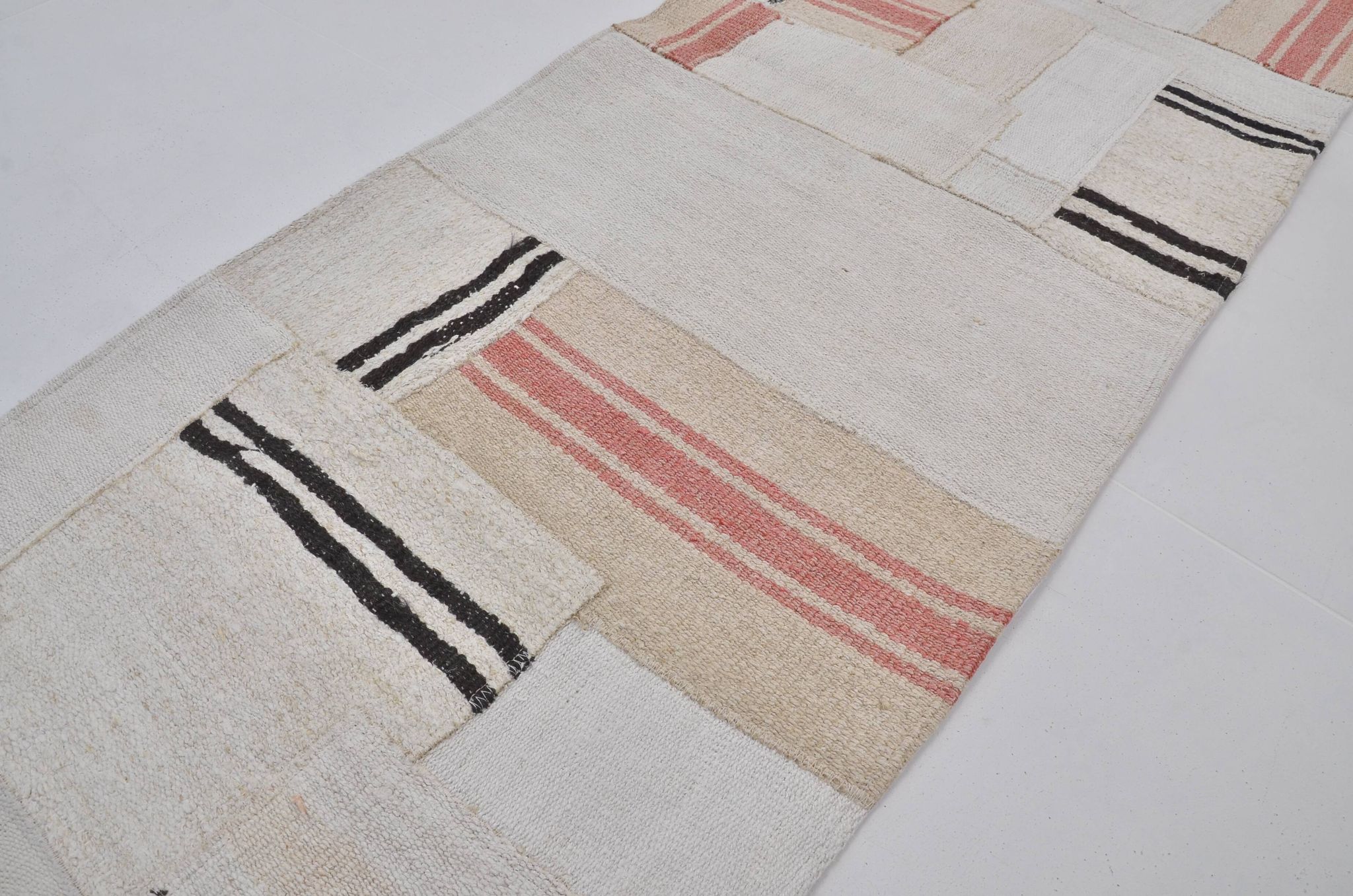 Vintage Oushak Hemp Runner  sku 3871