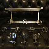 Jean ROYERE set of paddle coat racks and hooks